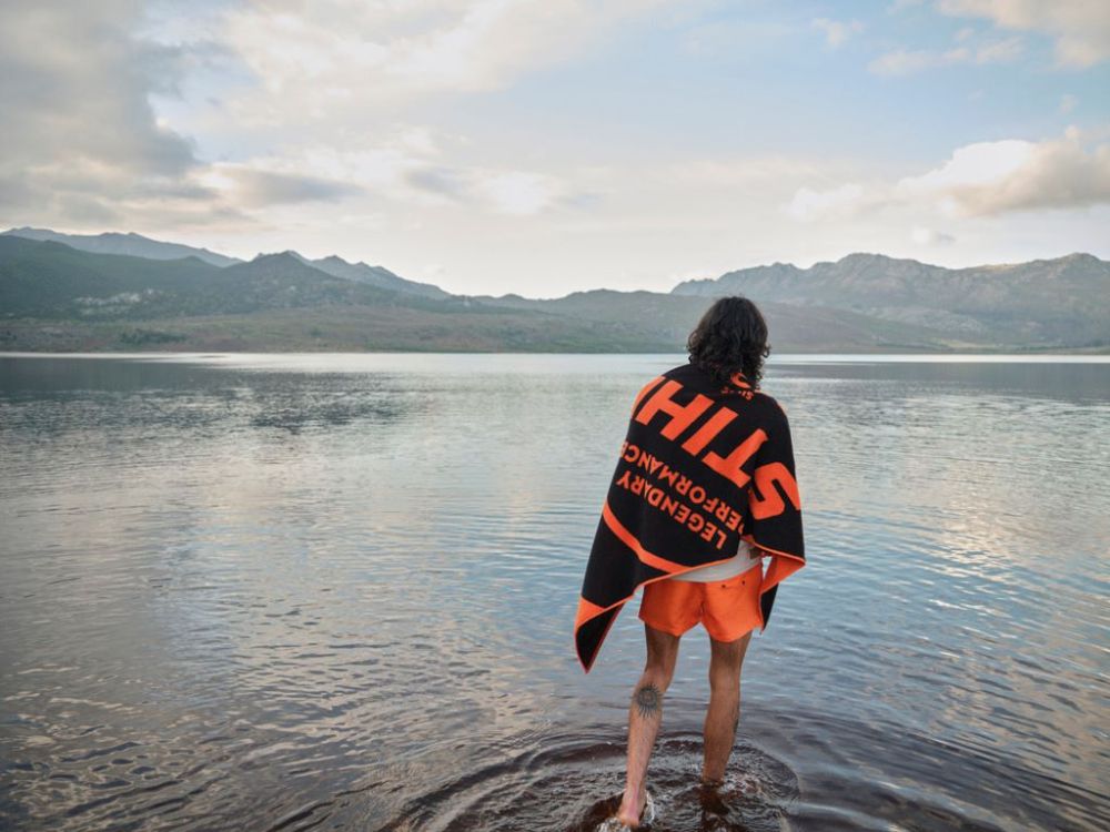 STIHL Strandtuch mit Logo "Legendary Performance" Handtuch